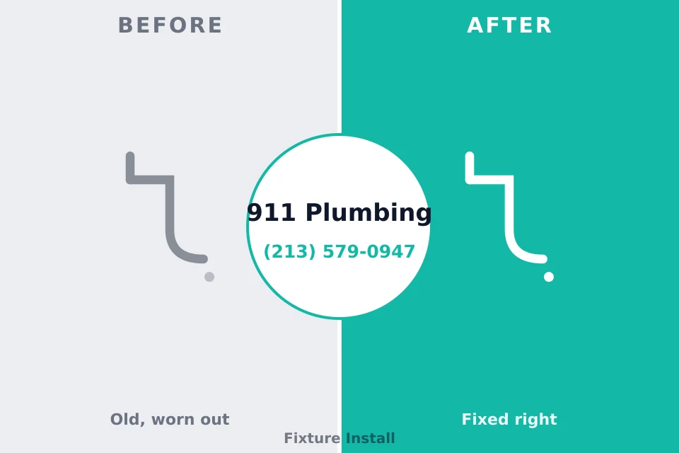 Before and after: plumbing repair Greensboro, GA